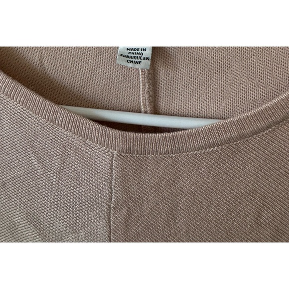 Magaschoni Color Block Round Neck Sweater, XS, Black, Terra Cotta, Peach, NWOT - Picture 2 of 7